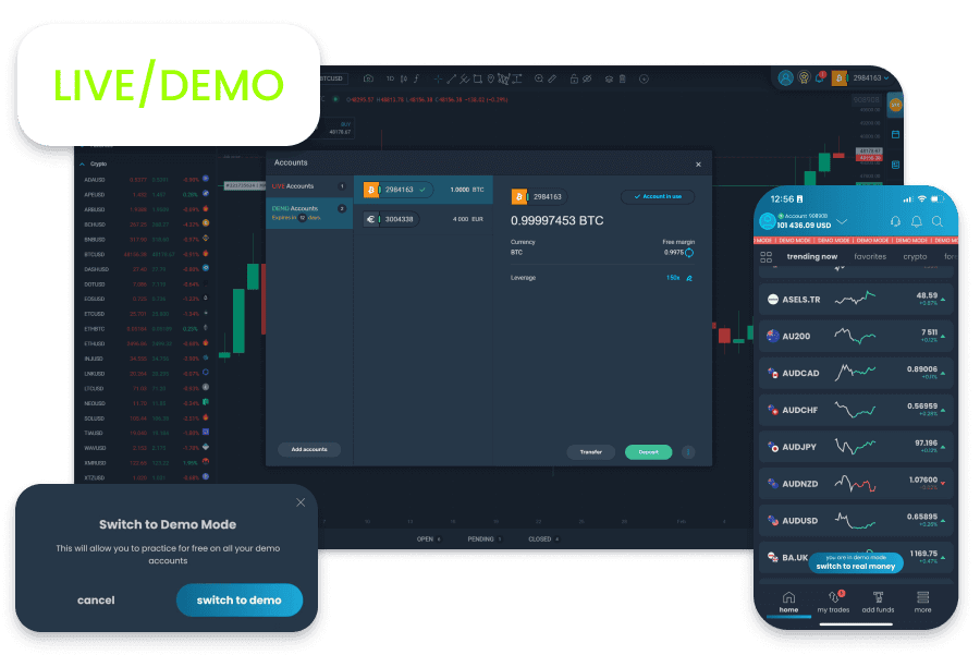 Demo dan akaun langsung